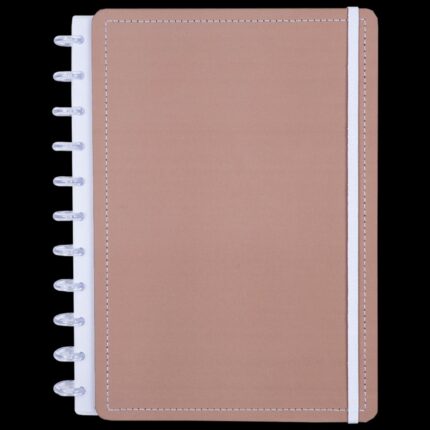 Caderno Mocha Médio M Capa Dura Disco Reposicionável