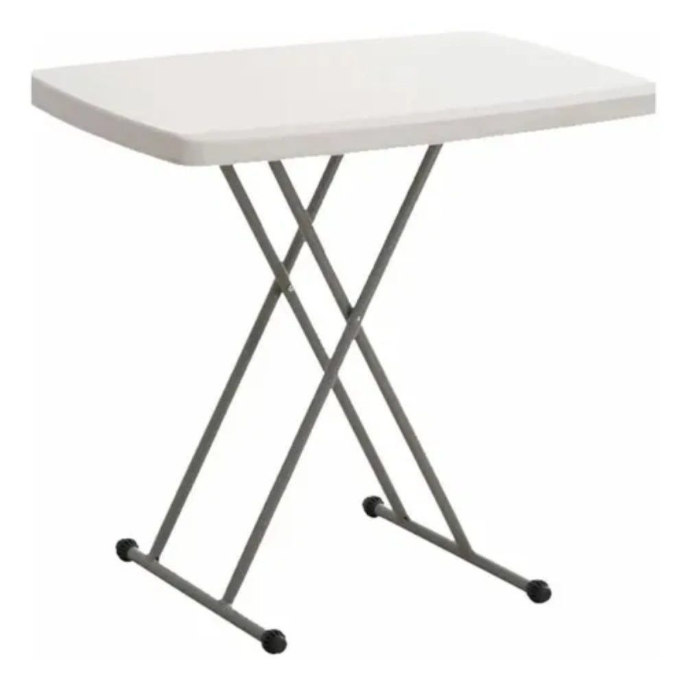 Mesa Robust Dobrável Multiuso 80CM Branco MDF Reforçada Compacta para Casa e Escritório - Imagem 2