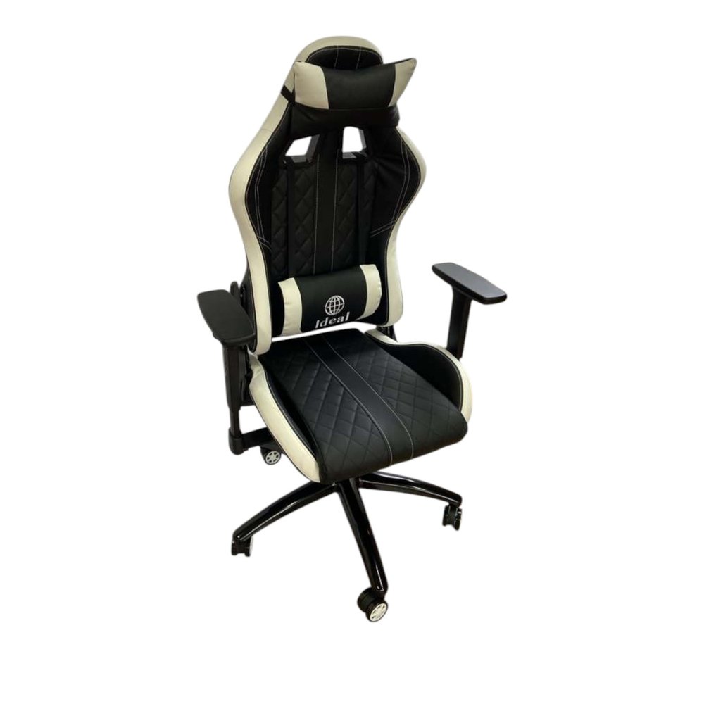 Cadeira Gamer Ergonômica Preta com Ajuste de Altura, Apoio Cervical e Braços 4D, Suporta Até 150kg - Imagem 8