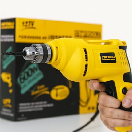 Furadeira de Impacto 127V Amarela 650W Velocidade Variável com Mandril 13mm