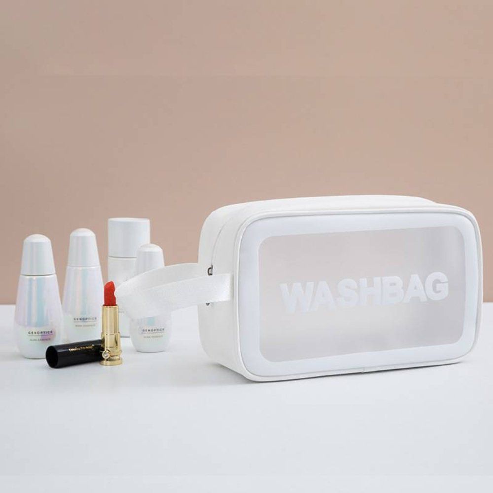 Necessaire Organizadora com Alça Sortida - Espaçosa, Resistente, Multiuso para Viagem e Higiene Pessoal - Imagem 3