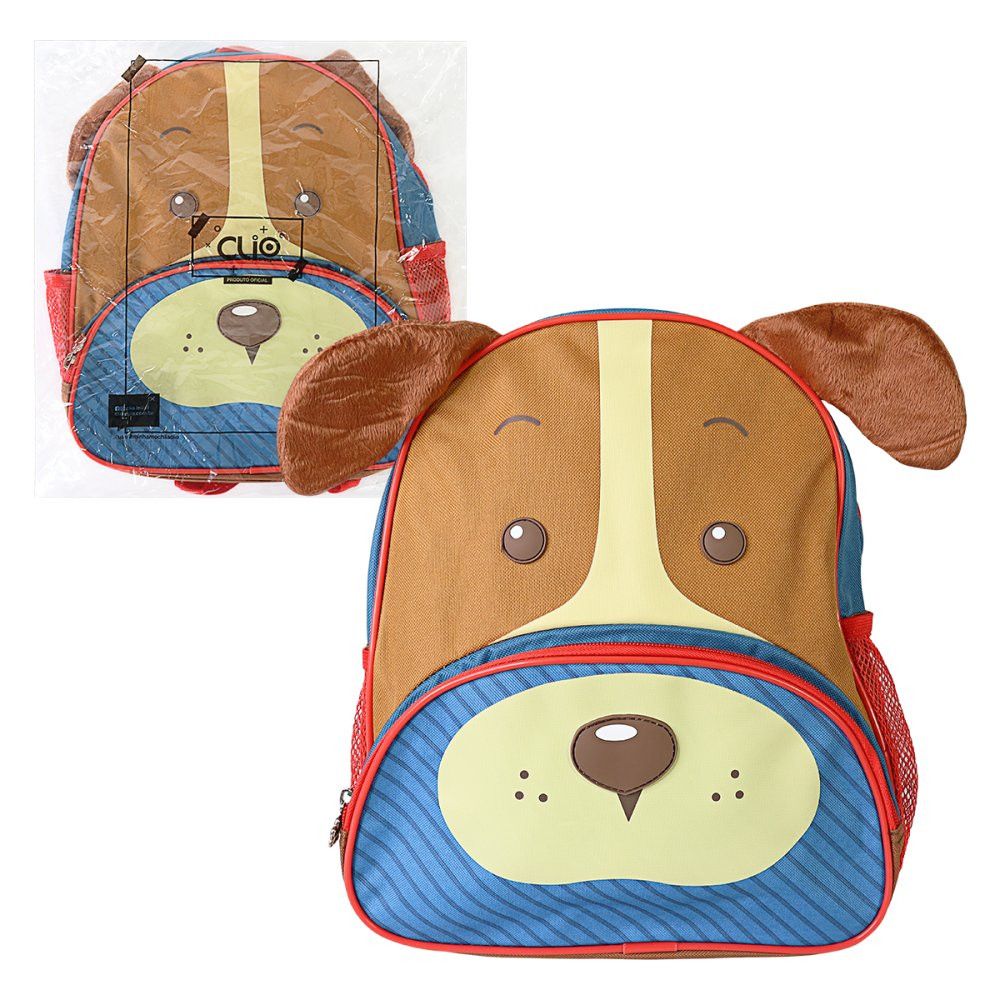 Mochila Infantil Com Alças - Cachorro Vermelho - Imagem 4