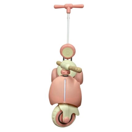 Moto Elétrica Infantil 6V com Empurrador – Rosa