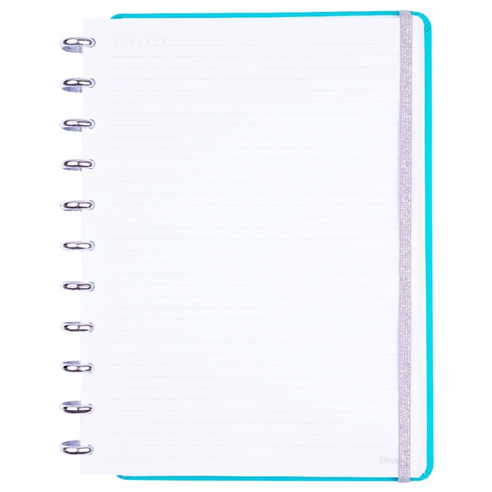 Caderno Listral Acqua Disko Grande G Capa Dura Disco Reposicionável - Imagem 5