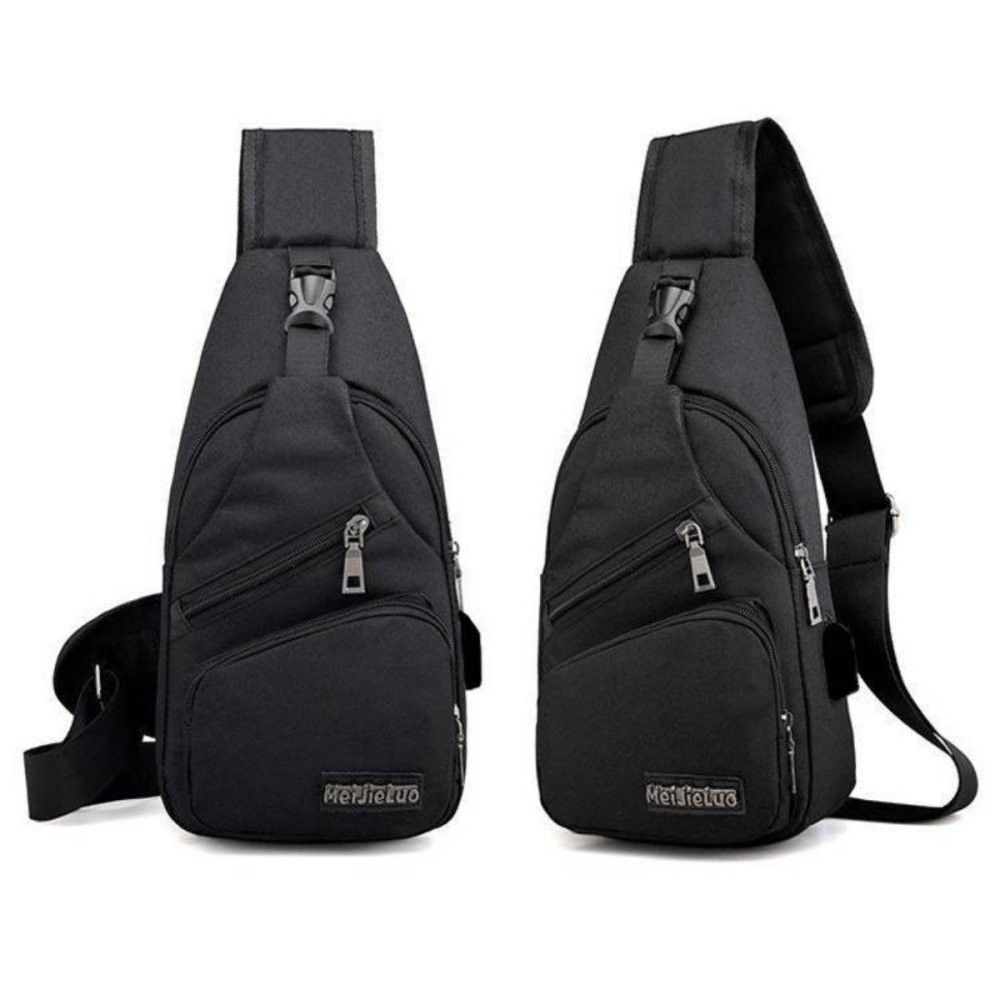 Bag Unissex Mochila com Entrada USB Saída Carregador Portátil Reforçada Resistente - Imagem 3