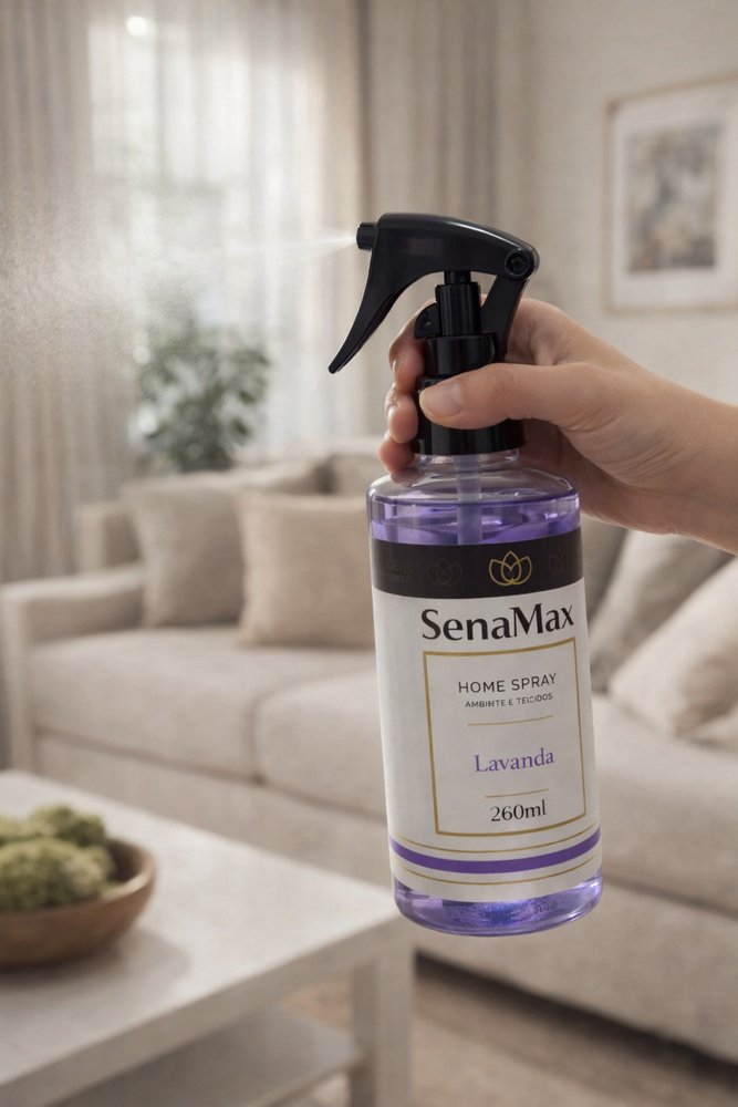 Spray Para ambientes e tecidos Lavanda 260ml - Roxa - Imagem 4