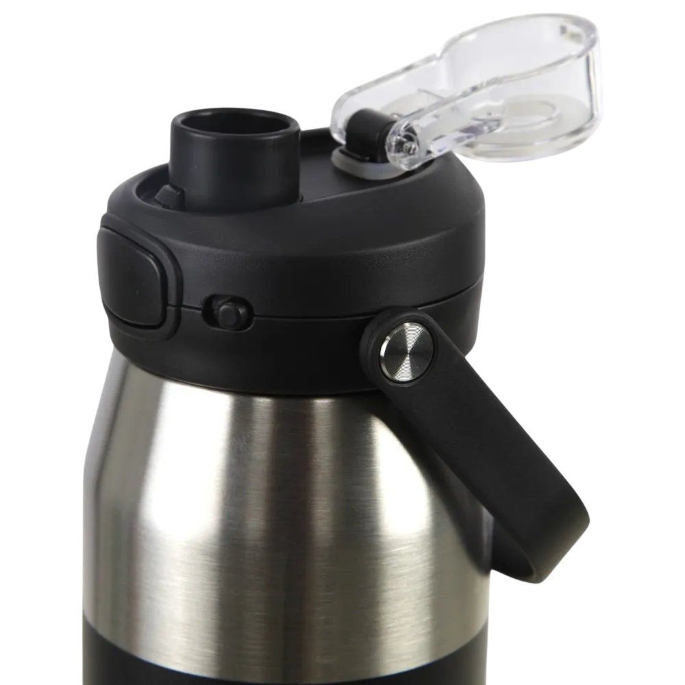 Garrafa Térmica Inoxidável AHU Legendários 750ml Preta Vácuo Bebidas Quentes Frias Durável - Imagem 14