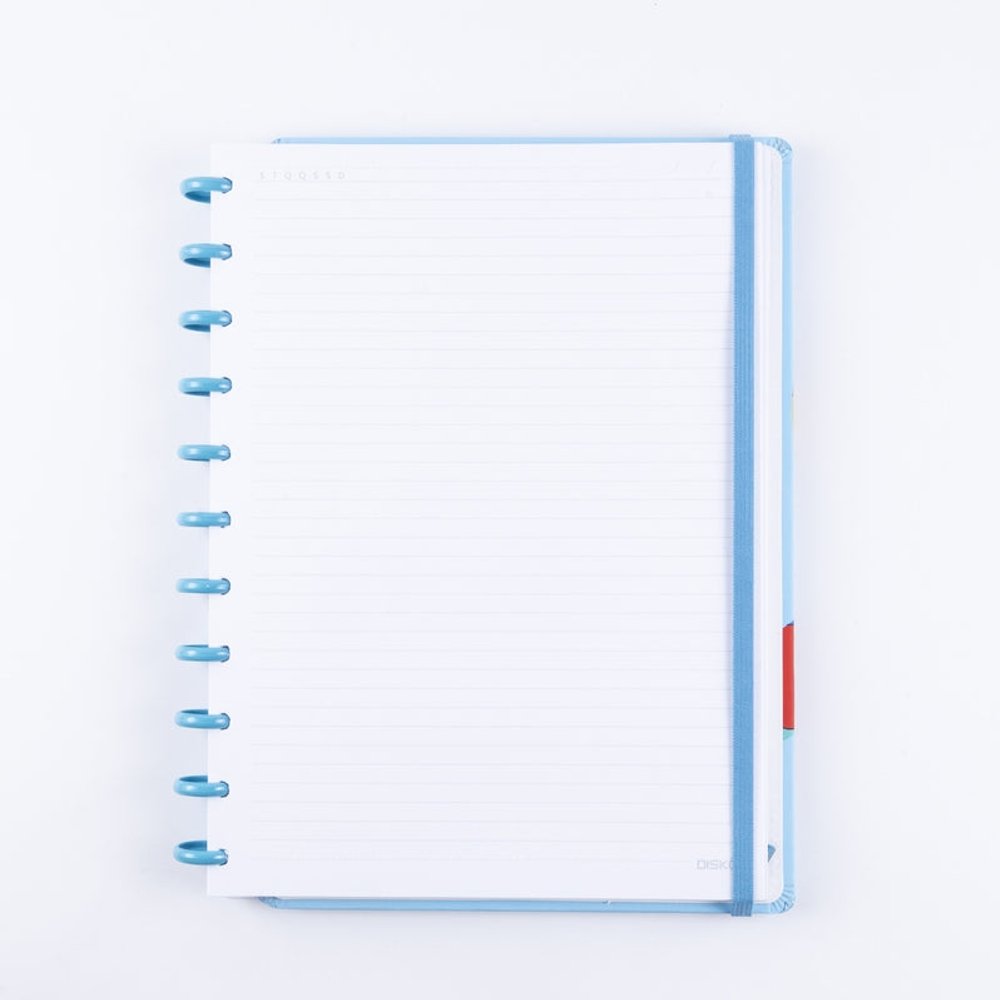 Caderno Amor ao Autista Médio M Disco Reposicionável Capa Dura Disko - Imagem 3