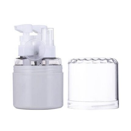 Kit 3 Frascos Spray Reutilizáveis para Viagem 100ml Transparente Portátil EVA Resistente