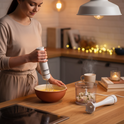 Kit Mixer 3 em 1 Processador e Batedor de Alimentos 127V Funcionalidades Sortidas