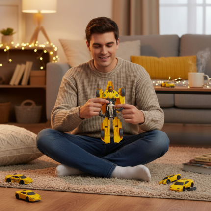 Carrinho Robô Super Guardiões Modelo Infantil Controle Remoto Brinquedo Colorido 2024