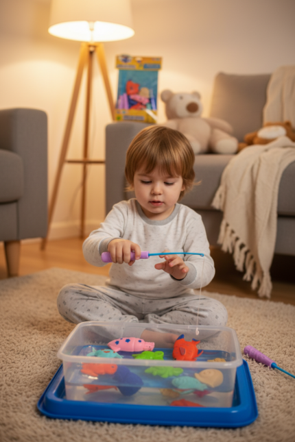 Jogo Pesca Brinquedo Magnética Peixinhos