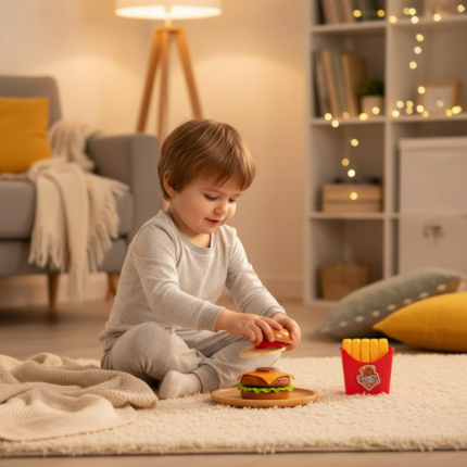 Kit Comida Infantil Pequenos Chefs Brinquedo Cozinha
