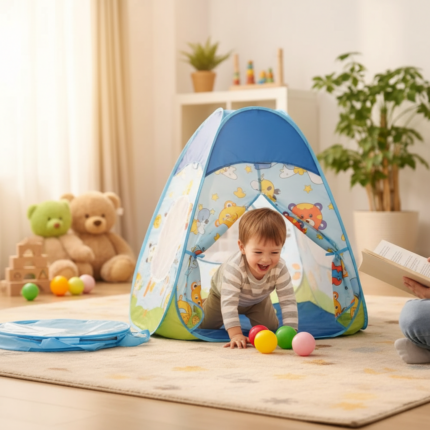Barraca Infantil Dobrável Brinquedo Cabana Portátil