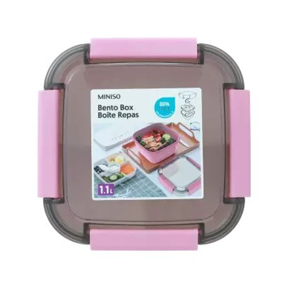 Kit Saladeira 2 Níveis com Talher 1,1L Rosa - Saladeiras para Salada Multiuso com Divisórias e Utensílio - Imagem 2