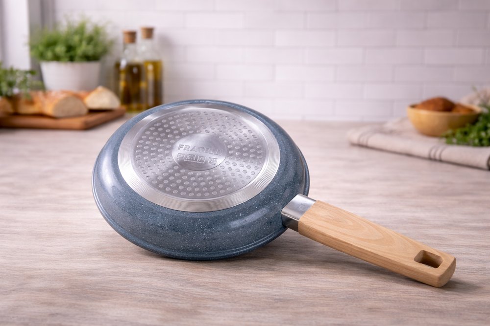 Frigideira Max Chefe Wood 20cm - Cinza - Imagem 3