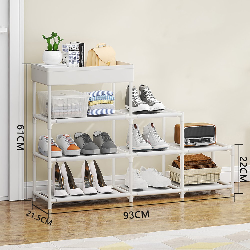 Estante Multiuso 4 Andares Sortida em MDF Organizador para Sala Quarto Escritório 100cm - Imagem 2