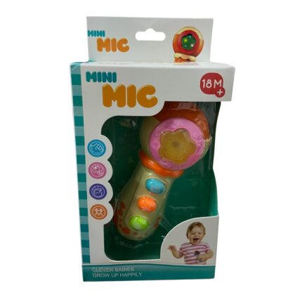 Brinquedo Mini Microfone Musical Infantil