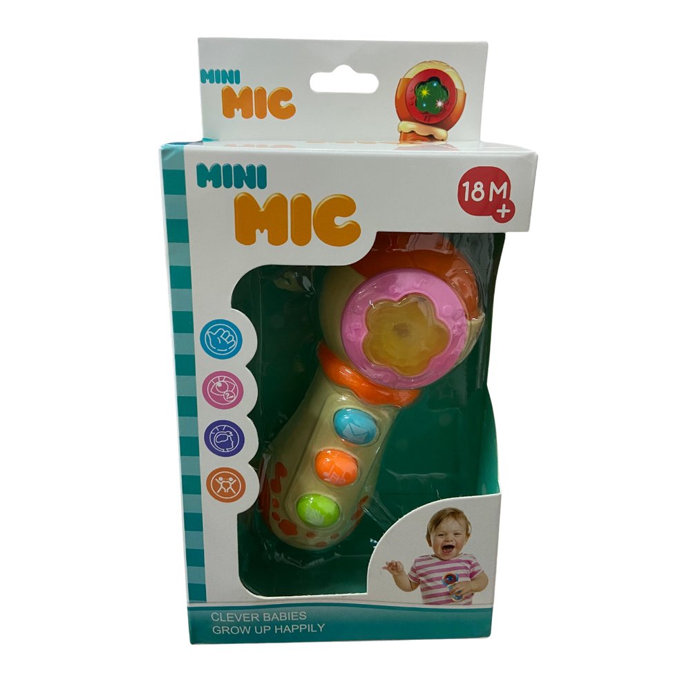 Brinquedo Mini Microfone Musical Infantil