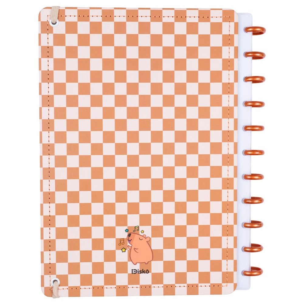 Caderno Capivara Grande G Capa Dura Disco Reposicionável - Imagem 2