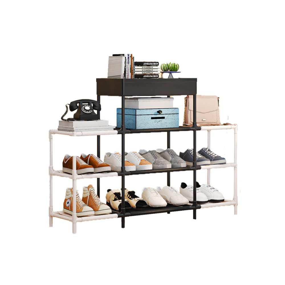 Estante Multiuso Moderna 5 Prateleiras Metal e Madeira 120cm Organizador de Ambientes - Imagem 5