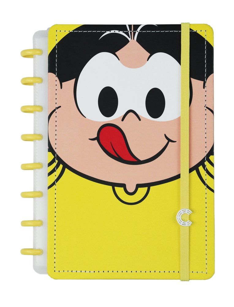 Caderno Inteligente SD Magali Grande 80 Folhas - Amarela