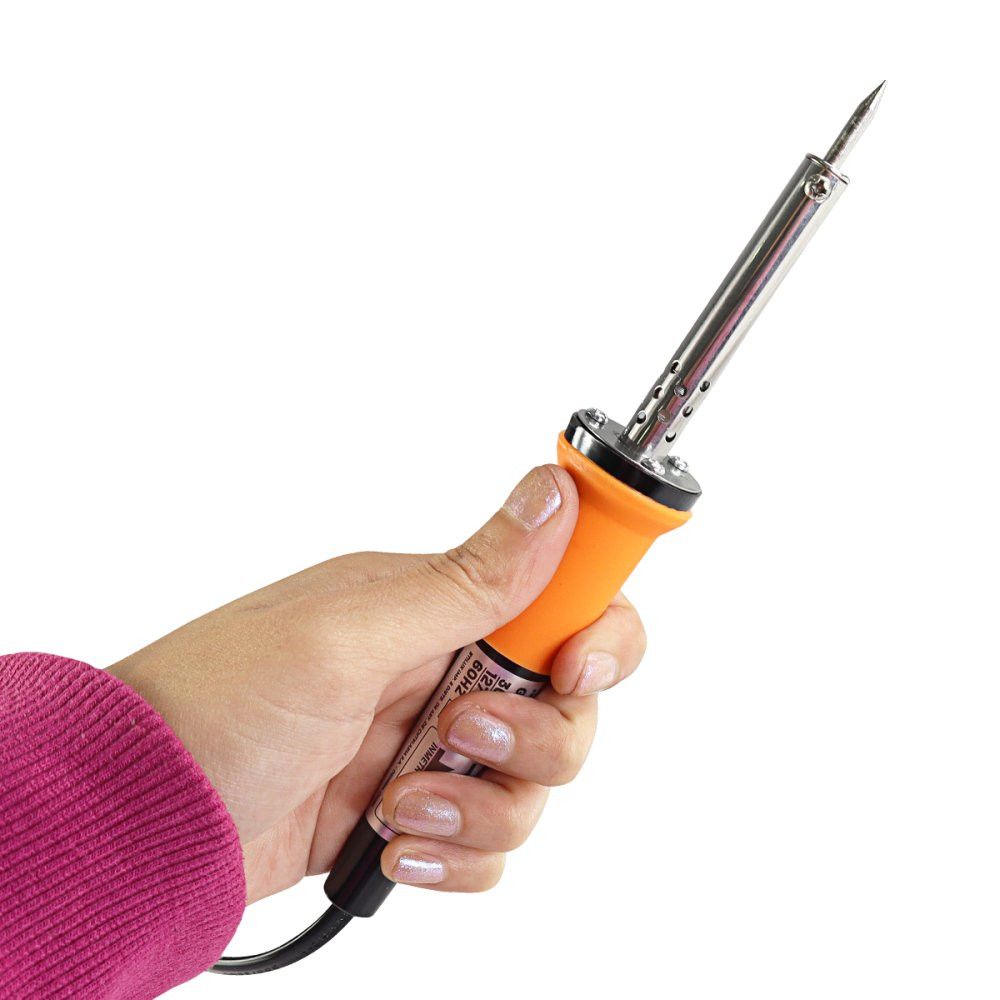 Ferro de Solda 220V Profissional 60W Ergonômico Aquecimento Rápido Ponta Fina}} - Imagem 4