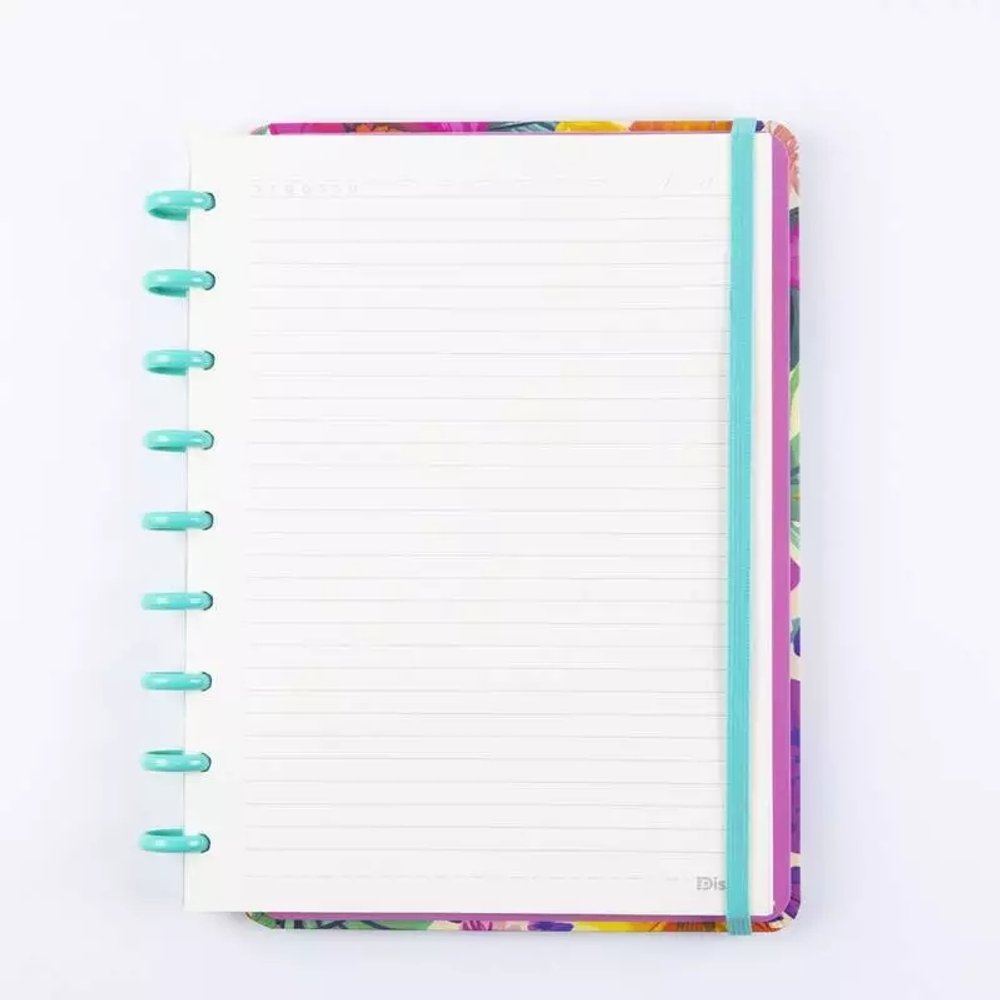 Caderno Butterfly Disko Capa Dura Médio M Disco Reposicionável - Imagem 8