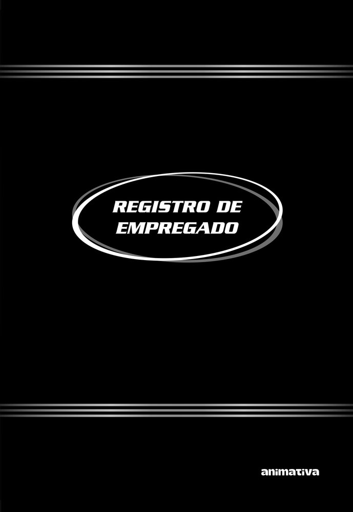 Livro Registro de Empregado 100 Folhas - Preta - Imagem 5