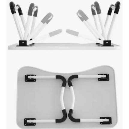 Mesa Notebook Multiuso Sortido com Regulagem Altura e Inclinação Dobrável para Escritório e Estudo