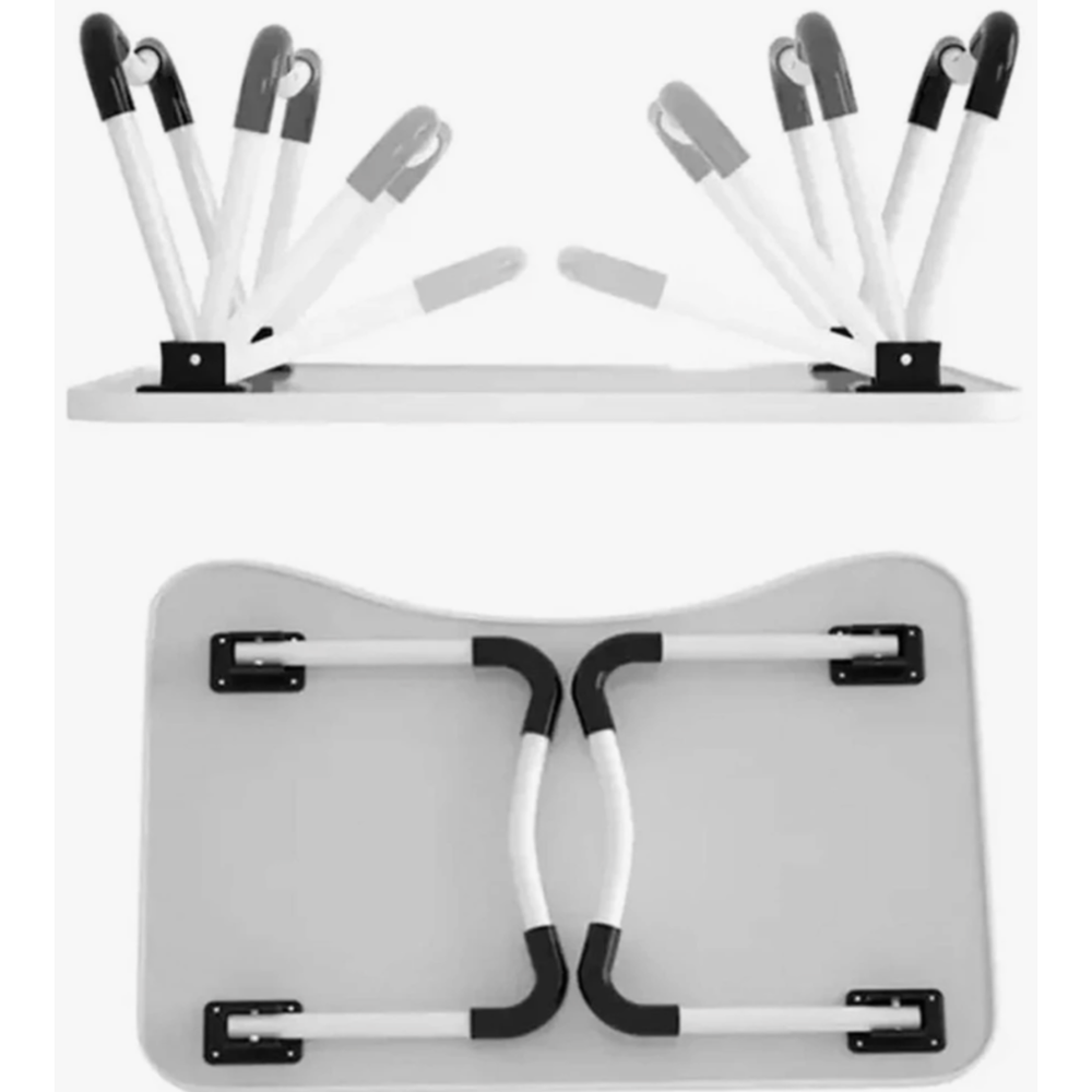 Mesa Notebook Multiuso Sortido com Regulagem Altura e Inclinação Dobrável para Escritório e Estudo