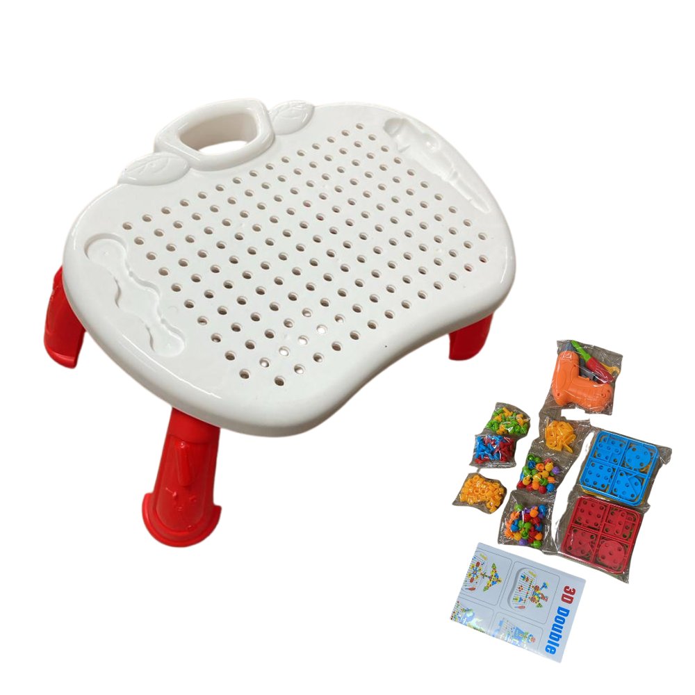 Mesa Criativa Educativa de Montagem com Acessórios - Imagem 3