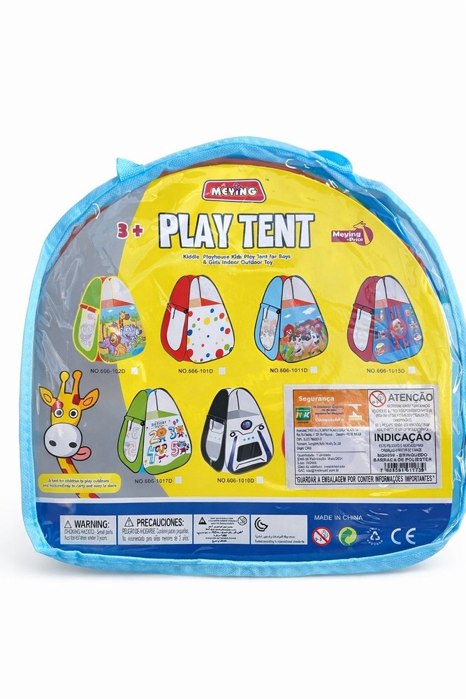 Barraca Infantil Dobrável Brinquedo Cabana Portátil - Imagem 8