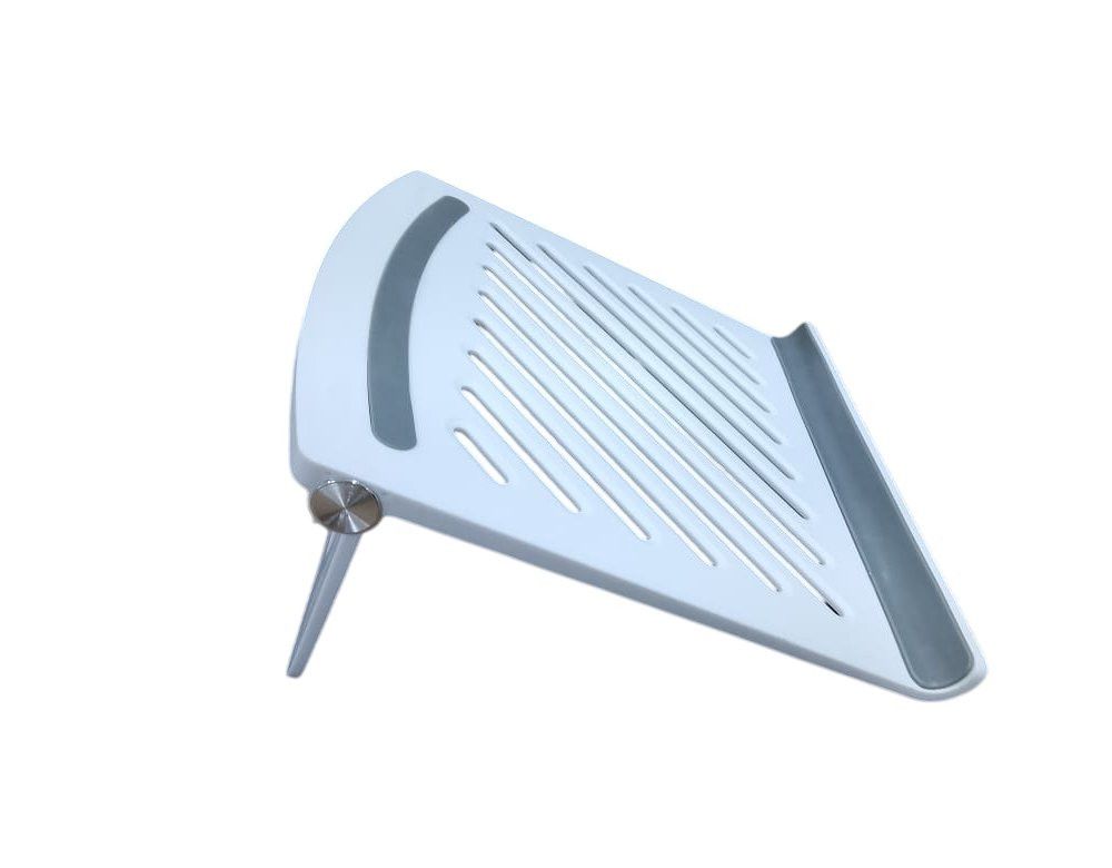 Suporte para Laptop Branco Ajustável Antideslizante Dobrável para Notebook Até 17 Polegadas - Imagem 5