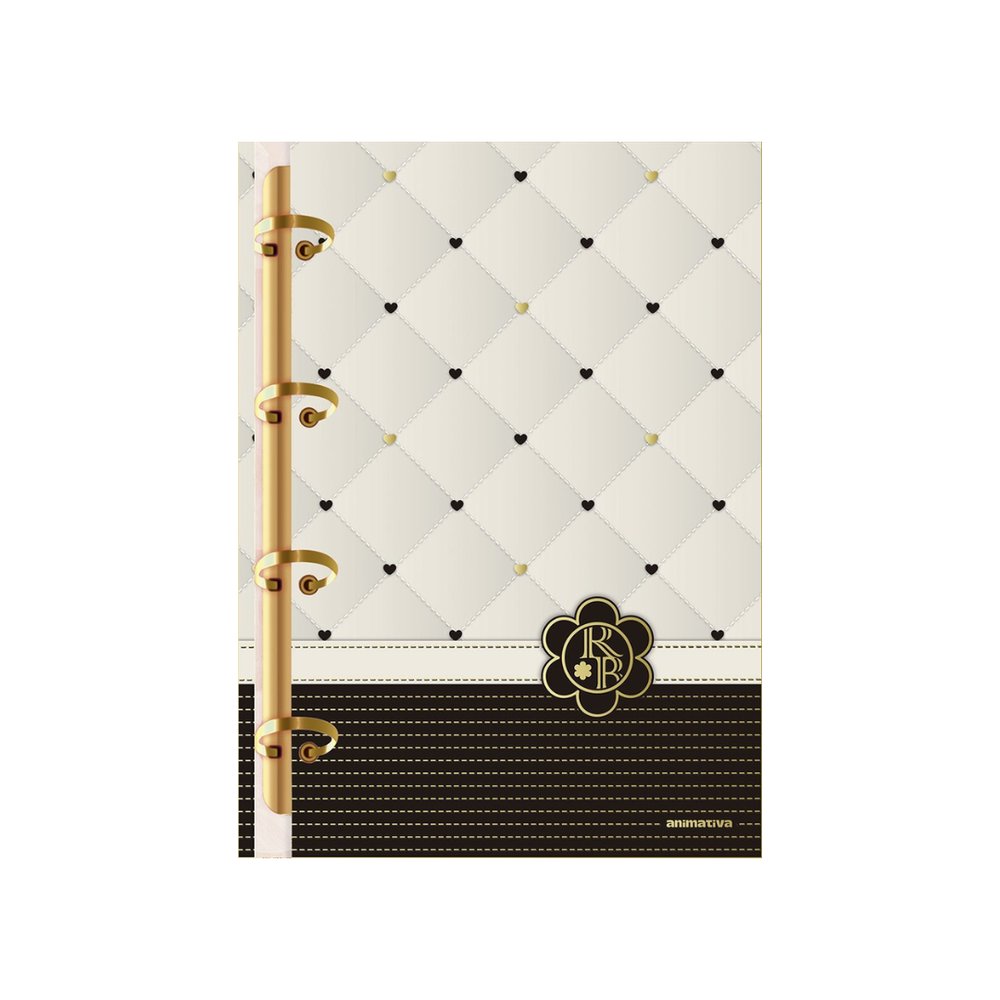 Caderno Argolado Rebecca Bonbon 160 Folhas Sortido Escolar Organizador Material Escolar - Imagem 4