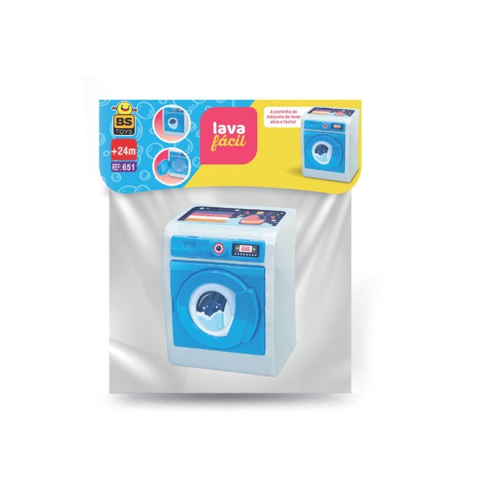 Brinquedo Infantil Lava Fácil Sortido Kit com 3 Unidades Cores Variadas Material Seguro - Imagem 2