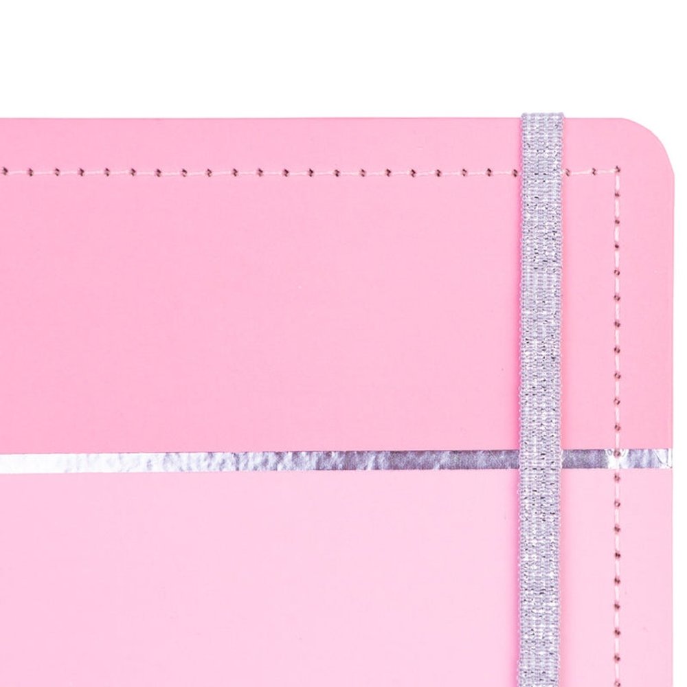 Caderno Listral Rosa Capa Dura Disco Reposicionável Grande G Disko - Imagem 4