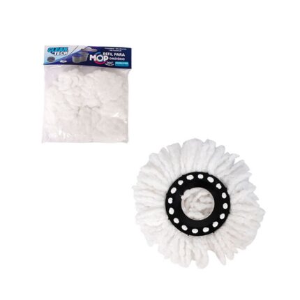 Refil para Mop Giratório 8 Litros Reposição Alta Absorção Durável e Resistente