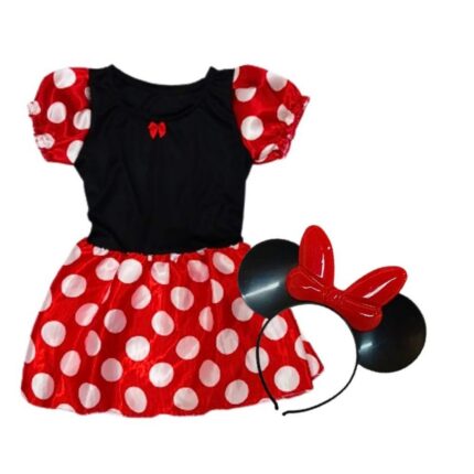 Kit Infantil Fantasia Ursinha P - Conjunto Completo com Vestido, Tiara e Pernas Mecânicas para Crianças