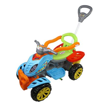 Quadriciclo Infantil Moto Passeio Colorido para Menina e Menino com Rodas Estáveis e Design Seguro