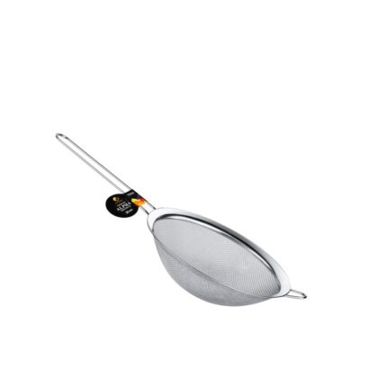 Peneira de Cozinha Inox 16cm Fina Resistente Multiuso Alimentos e Líquidos
