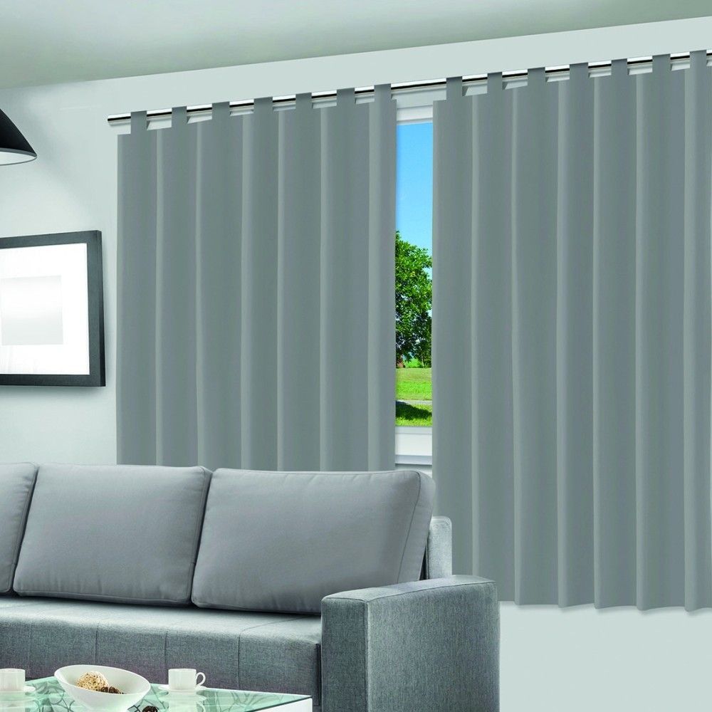 WE DROP - Cortina Blackout Película Cinza - 280x240cm - Imagem 2