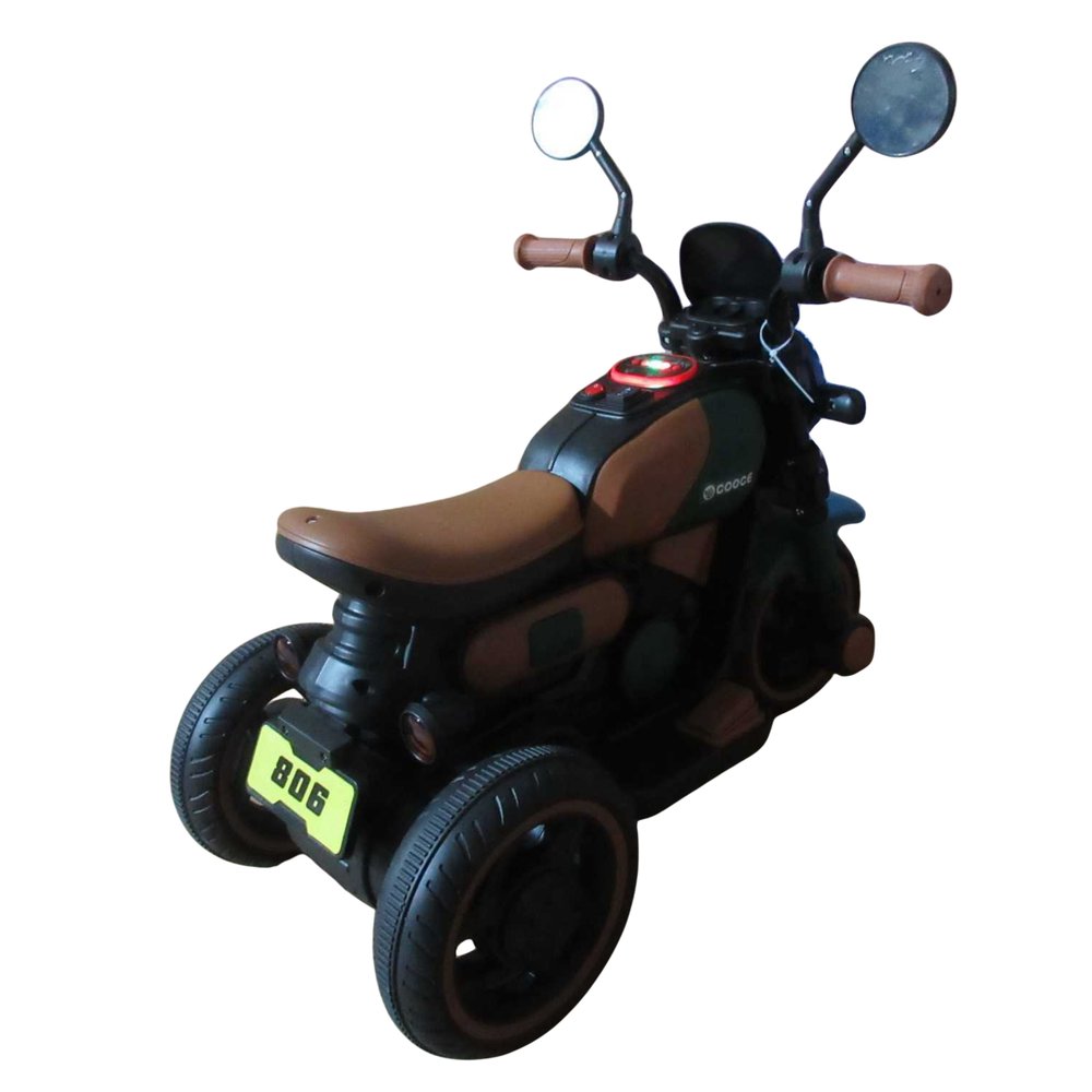 Moto Elétrica Infantil Prime Retrô - Verde - Imagem 6