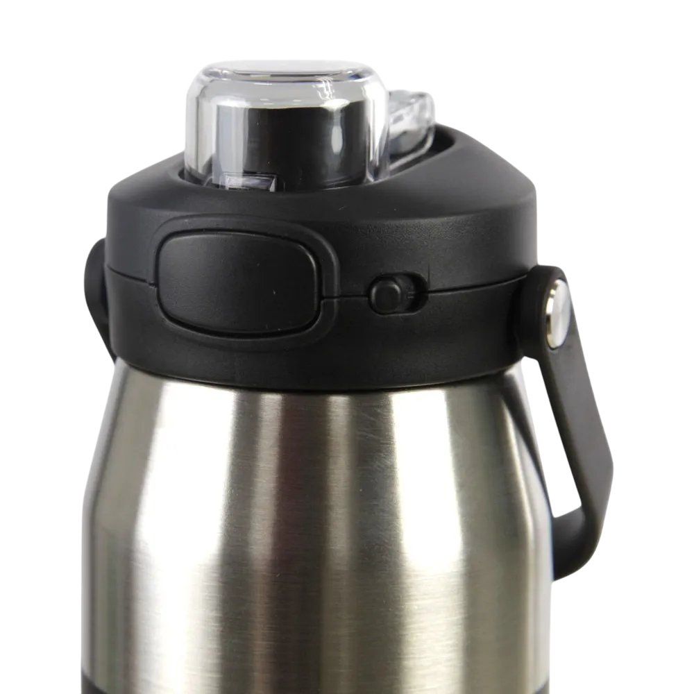 Garrafa Térmica Inoxidável AHU Legendários 750ml Preta Vácuo Bebidas Quentes Frias Durável - Imagem 13
