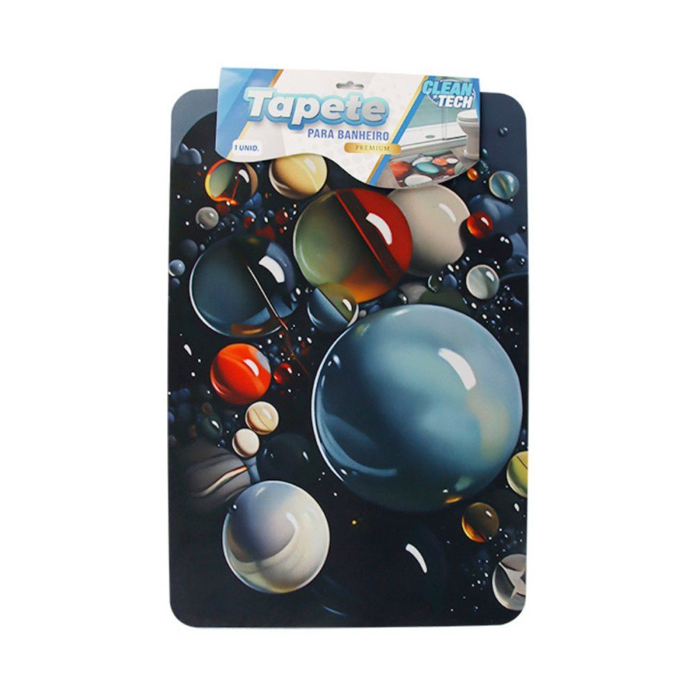 Tapete Premium para Banheiro Estampa Sortida Antiderrapante 45x70cm Algodão - Imagem 2