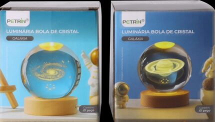 Luminária Bola de Cristal Galáxia