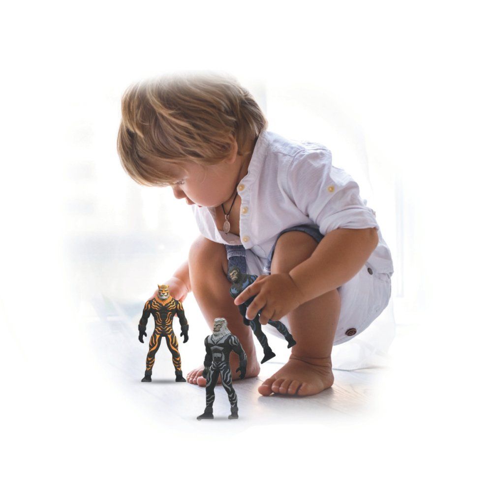 Brinquedo Infantil Super Herói Animal War Figuras de Ação 15cm Resistente para Crianças - Imagem 2