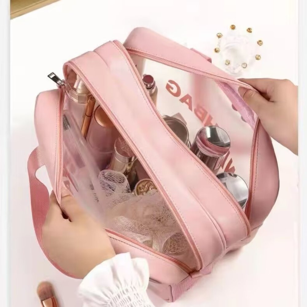 Necessaire Organizadora Sortida com Alça Resistente Compacta para Viagem e Uso Diário - Imagem 6