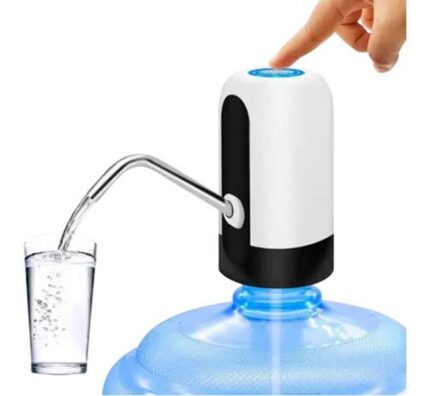 Bomba Recarregável para Galão de Água Elétrica USB Portátil 600ml/min Água Mineral Residencial e Escritório