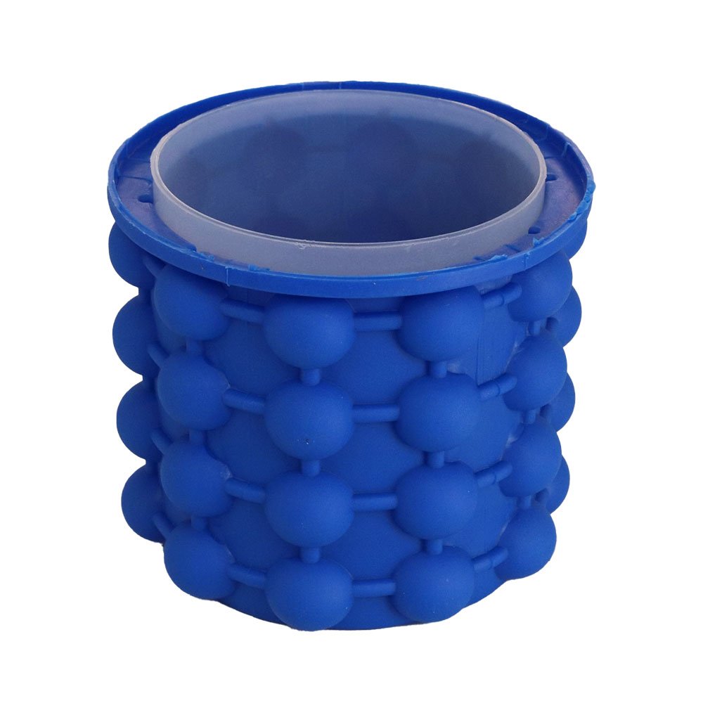 Balde de Gelo Silicone Térmico 2L Vermelho Reutilizável Resistente para Bebidas e Festa - Imagem 7